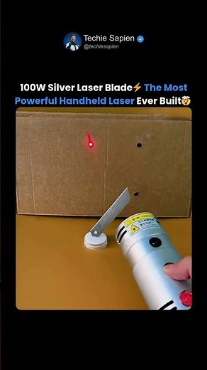 This 100W Blue Laser Can Cut Metal Like Butter! 🤯