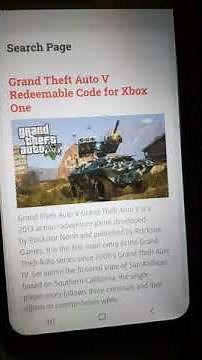 How to get GTA V XBOX ONE REDEEM CODE free!!!