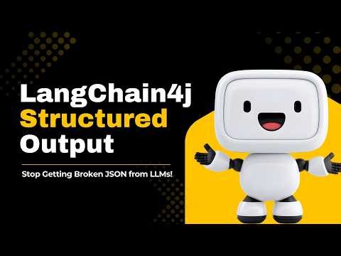LangChain4j Structured Output: Stop Getting Broken JSON from AI Models!