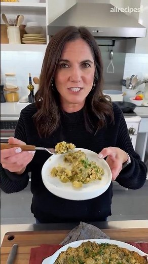 Holiday Green Bean Artichoke Casserole