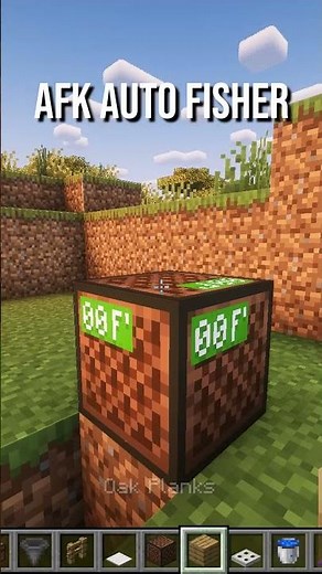 AFK Auto Fisher Tutorial #minecraft #minecraftshorts #minecrafttutorial #gaming #easybuild