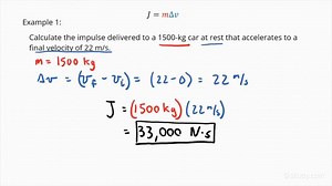 Calculating the Impulse Delivered to an Object | Physics | Study.com
