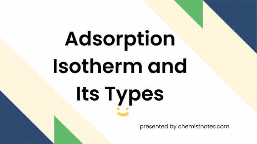 Adsorption Isotherm and Its Types - Chemistry Notes