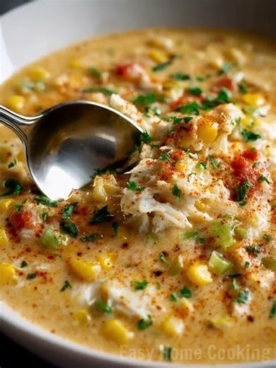 Crab & Corn Chowder Recipe