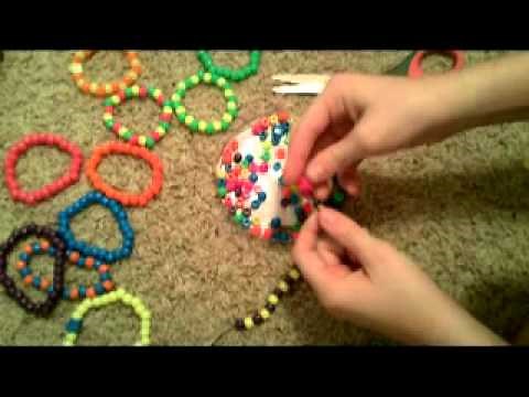Simple Pony Bead Bracelet Tutorial