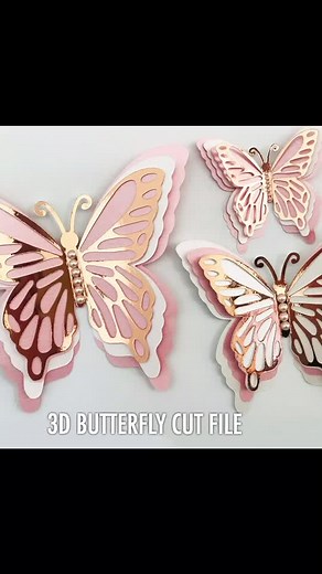 DIY 3D Butterfly Template Tutorial