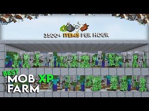 BEST Minecraft MOB XP FARM Tutorial! 1.19 (Easy and Efficient)