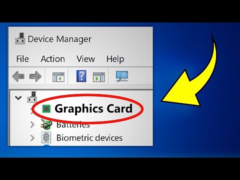 How to Fix Graphics Card Not Showing Up device Manager on Windows 10