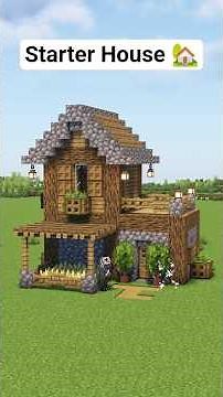 Oak Starter House in MINECRAFT! 🏠✨