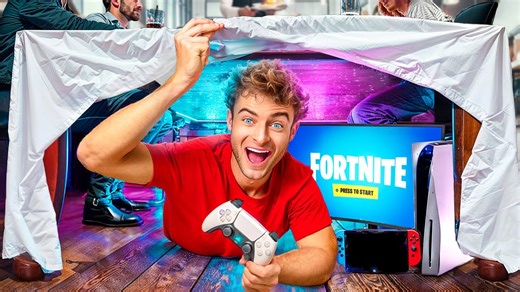 I Built a SECRET Room In Public! | Topper Guild Vlog