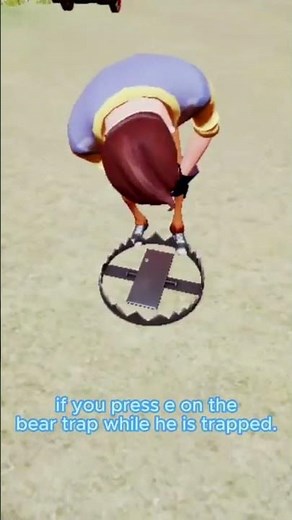 neighbor in the beartrap.