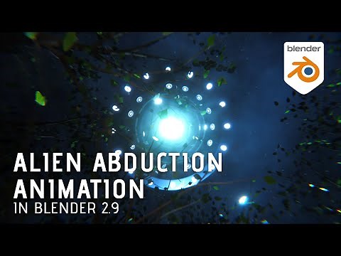 Alien Abduction Animation in Blender 3D