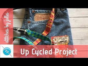 Crossbody Purse Made from Jeans! An Up Cycled Project