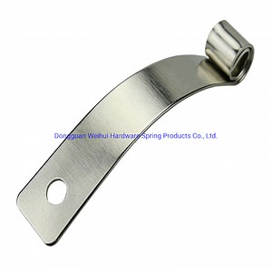 [Hot Item] Sheet Stamping J Shape Metal Flat Spring Flat Leaf Clip Custom Lockset Spring Wire