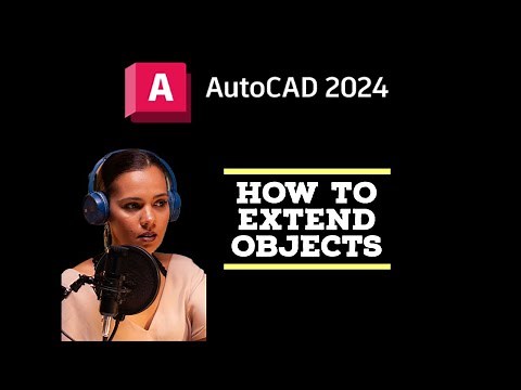 Extend objects in AutoCAD - AutoCAD 2024 Tutorials