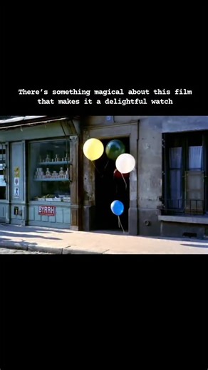 Cinemaaoftheworld on Instagram: "The Red Balloon (1956) is a French fantasy short film directed by Albert Lamorisse. The film tells the story a young boy who finds a large red helium-filled spherical balloon and learns that it has a mind of its own when it begins to follow him everywhere. Shot in beautifully muted Technicolor, this beguiling allegory of innocence and transcendence has inspired generations of viewers to let their imaginations take flight. The film won numerous awards, including a