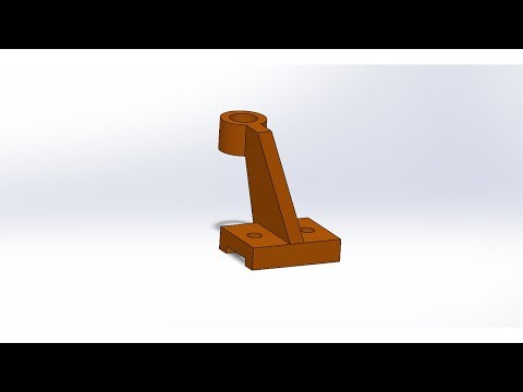 SolidWorks Tutorial | There Is a Trick to This Model with Extruded Boss/Base