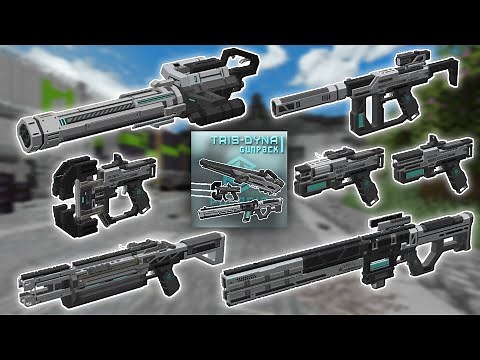 Minecraft TaCZ TRIS-Dyna Gunpack - All Weapons Showcase | v0.7.2 | By sf2403