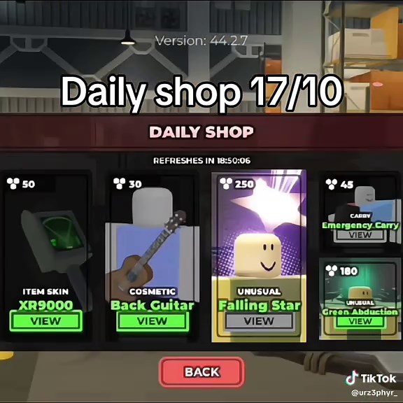 Daily Shop Update on Evade: New Codes & Items