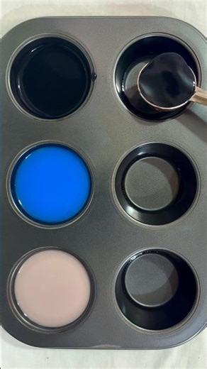 Guess the Color | Cool gray + dark Indigo #colormixing #amazing