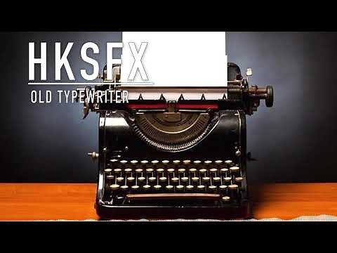 Old Typewriter - Sound Effect(SFX)