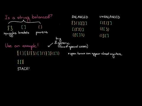 Data Structures: Balanced Parentheses in Expression