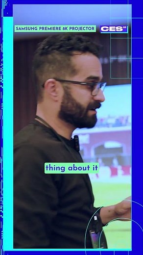 Samsung Debuts Its Wireless Premiere 8K Projector | CES 2025