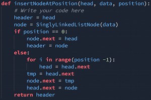 Hackerrank — Insert Node in linked list walkthrough #Python #Hackerrank
