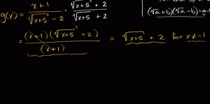 Limits by rationalizing