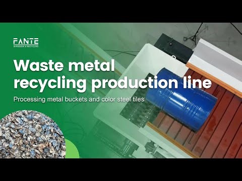 Heavy-Duty Metal Recycling Machine in Action | From Scrap to Metal Granules