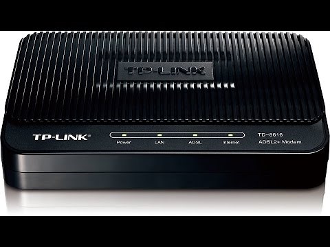 TP-LINK TD-8616 ADSL2+ Unbox And Overview Modem Stop Paying Endless Modem Rental Fees