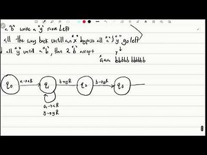 Turing Machine Example 2 | Step By Step |Explained
