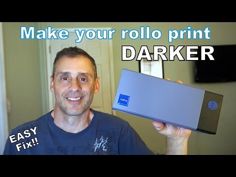 How to Adjust Settings on a Rollo Thermal Printer | Easy Fix to Improve Print Quality
