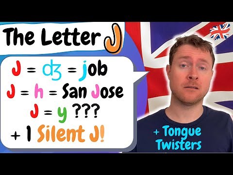 English Pronunciation | The Letter 'J' | 4 Ways to Pronounce 'J' in English + TEST