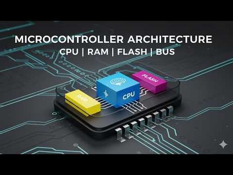 How Microcontrollers Work: A Deep Dive into CPU, RAM, & Flash Architecture | Explained