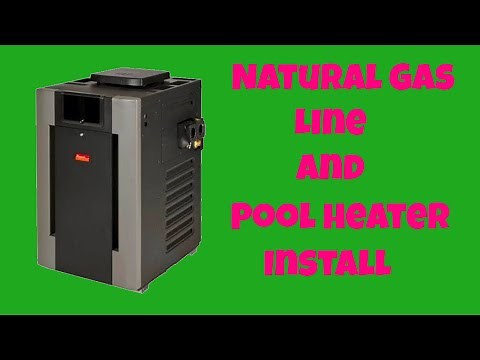 Installing a Natural Gas Line and Pool Heater
