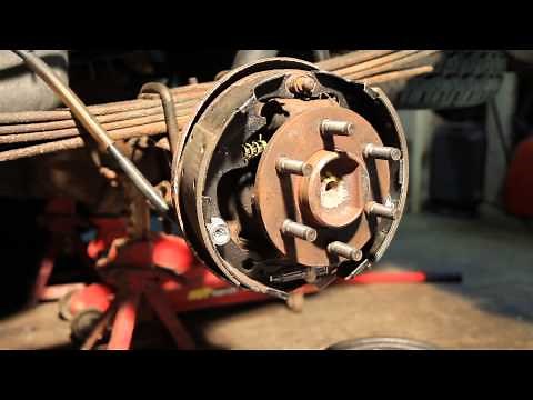 Drum brake removal 2002 Dodge Dakota 4x4 how to
