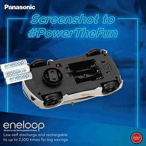 145K views · 926 reactions | #PowerTheFun by taking a screenshot of the Panasonic eneloop batteries that fit perfectly in the toy car’s battery compartment!​ Make every playtime with your kids memorable with eneloop's low-self discharge that’s rechargeable battery up to 2,100 times.​ SHOP now to #PowerYourDay: https://bit.ly/31Pzzne​ You may also shop at the Panasonic Philippines' official store: https://bit.ly/3wtiehV | Panasonic Philippines | Facebook
