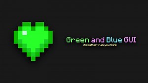 Green and Blue GUI 1.16.5 Minecraft Texture Pack