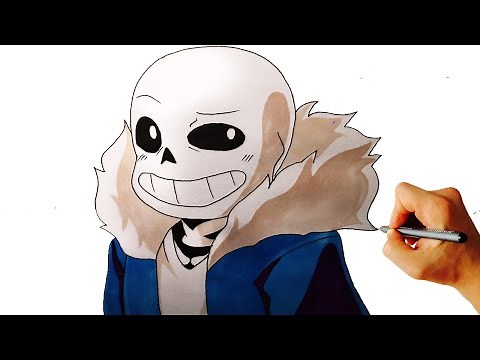 How to draw Sans from Undertale easy step by step drawing