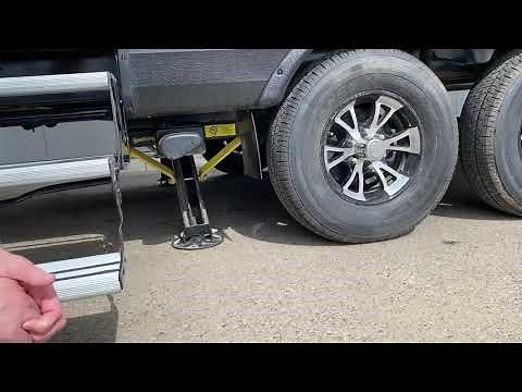 Outdoors RV's One Touch Auto Leveling System | Edwards RV