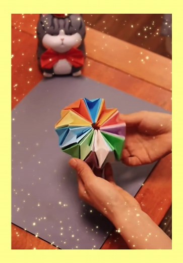 折り紙プレゼント！一緒に作ろう！#diy #handmade #craft #papercraft #origami #折り紙で作ってみた #可愛い #簡単工作 #おすすめ #tiktok教室ᅠᅠᅠᅠᅠ