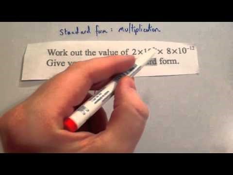 Multiplying standard form - Corbettmaths
