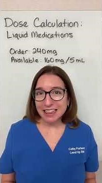 Dose Calculations: Learn Your Way - SHORTS | ‪@LevelUpRN‬