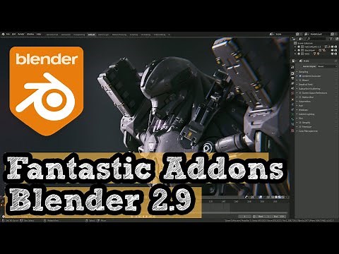 12 Blender Addons for Hard Surface Modeling