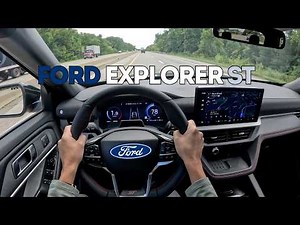 2025 Ford Explorer ST POV Drive - BlueCruise Test - Midsize Performance SUV