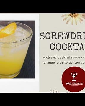 Screwdriver Cocktail | How to make Screwdriver Cocktail | Vodka Screwdriver | Adi's Cocktails