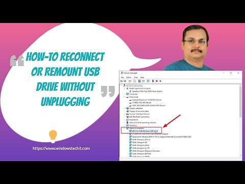 Reconnect USB Device without UnPlugging - Windows 10