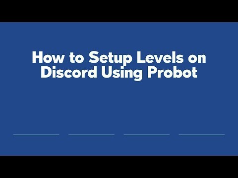 How to Setup Levels on Discord Using Probot