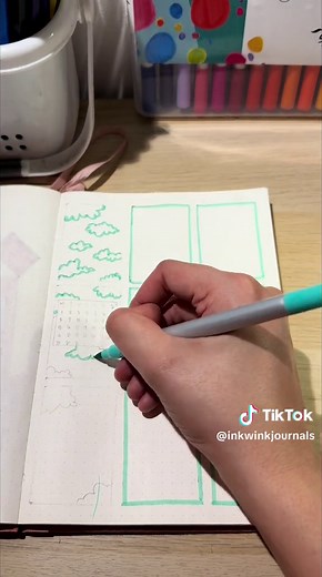 Easy Beginner Friendly Weekly Bullet Journal Spread Tutorial 2024